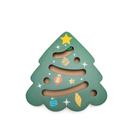 Beeztees škrabací karton vánoční stromek, hrací míček &amp; kočičí máta