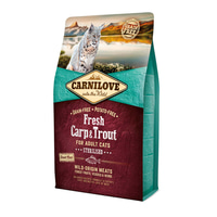 Carnilove Cat Adult Fresh – kapr a pstruh / Sterilised