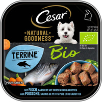 Cesar Natural Goodness Bio ryba s hráškem a mrkví