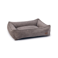 Designed by Lotte pelíšek pro psy Ribbed hnědý