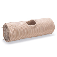 Designed by Lotte tunel pro kočky RIBBED v růžové barvě 25x75cm