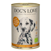 Dog's Love Bio krůtí maso s amarantem, dýní a petrželkou