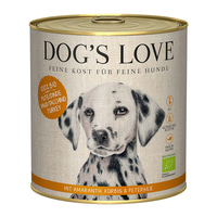 Dog's Love Bio krůtí maso s amarantem, dýní a petrželkou