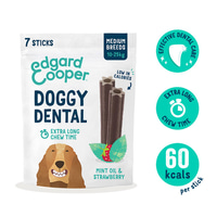 Edgard &amp; Cooper Doggy Dental jahody/máta M