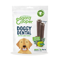 Edgard &amp; Cooper Doggy Dental jablko / eukalyptus, velikost L