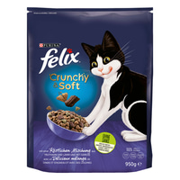 FELIX Crunchy &amp; Soft jehněčí maso, krocan a zelenina