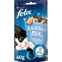FELIX KnabberMix mléčné pusinky s příchutí mléka, jogurtu a sýru