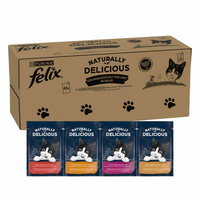 FELIX Naturally Delicious rozmanitost ze statku 80× 80 g