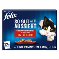 FELIX So gut wie es aussieht v želé rozmanitost chutí země 12× 85 g