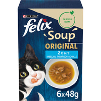 FELIX Soup výběr z vody s treskou, tuňákem a platýsem