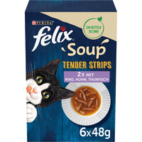 FELIX Soup Tender Strips rozmanitost chutí