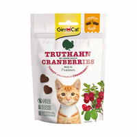 GimCat Crunchy Snacks Krůtí s brusinkami