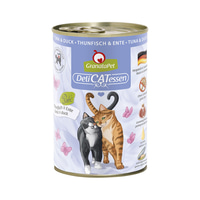 GranataPet pro kočky – Delicatessen konzerva tuňák a kachna