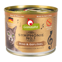 GranataPet Symphonie No. 1 s hovězím a drůbežím masem, 6 x 200 g