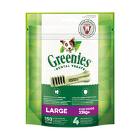 Greenies Large pamlsky pro péči o zuby psů s hmotností nad 23 kg – 170 g