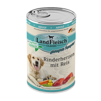 LandFleisch Dog Classic hovězí srdce s rýží