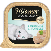 Miamor Milde Mahlzeit, čisté drůbeží a pstruh