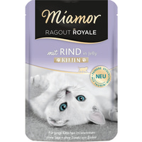 Miamor Ragout Royale v želé, hovězí pro koťata