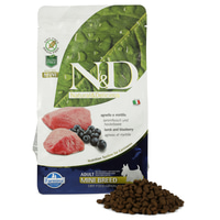 N&amp;D Mini Adult jehněčí s borůvkami bez obilovin 800 g
