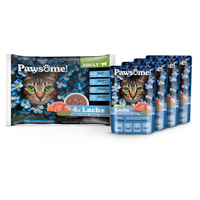 Pawsome Adult losos Flowpack 4 × 85 g