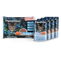 Pawsome Flowpack krmivo pro koťata, losos, 4 × 85 g