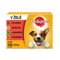 Pedigree kapsičky masový výběr v želé