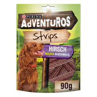 Purina AdVENTuROS Strips, nízkotučné pamlsky pro psy s jelení příchutí