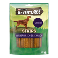 Purina AdVENTuROS Strips, nízkotučné pamlsky pro psy s jelení příchutí