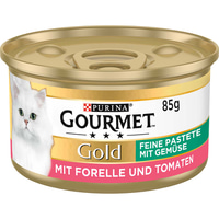 Gourmet Gold Jemná paštika pstruh s rajčaty