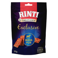 Rinti Singlefleisch Exclusive Snack, Čisté koňské maso