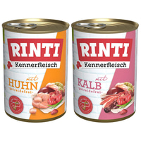 Rinti Kennerfleisch Mix s kuřecím a telecím masem, 24× 400 g