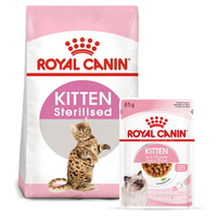 ROYAL CANIN KITTEN Sterilised 3,5 kg + Kitten v omáčce 12× 85 g