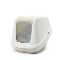 SAVIC kočičí toaleta Nestor Giant bílá / moka