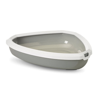 SAVIC kočičí toaleta Rincon bílá / šedá