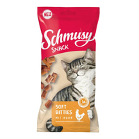 Schmusy Snack Soft Bitties pamlsky s kuřecím masem