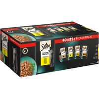 Sheba Selection drůbeží variace v omáčce, multipack 40 x 85 g