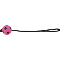 Trixie neonový míček na lanku z pěnové gumy ø 6 cm / 30 cm