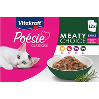Vitakraft Poésie Classique Meaty Choice Sauce 12× 85 g