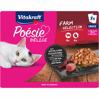 Vitakraft Poésie Délice Farm Selection 8× 85 g