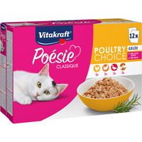 Vitakraft Poésie Poultry Choice v želé, 12× 85 g