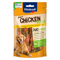 Vitakraft chicken+ veggie špenát-kuřecí tyčinky