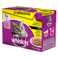 Whiskas kapsičky drůbeží výběr ve šťávě