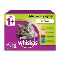 Whiskas kapsičky mixovaný výběr v želé