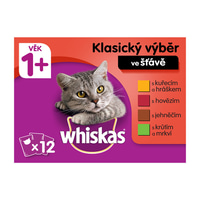 Whiskas kapsičky klasický výběr se zeleninou ve šťávě
