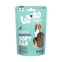 WOW SUPERFOOD Soft Bar krůtí maso s hruškou 150 g