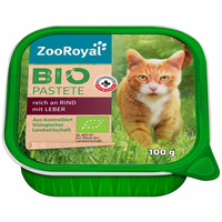 ZooRoyal Bio paštika s vysokým podílem hovězího masa a jater