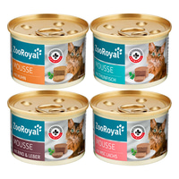 ZooRoyal Mousse Mixbalíček Ryba, Hovězí &amp; Kuře 24x85g