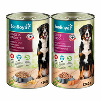 ZooRoyal Ragout Mixpaket Hovězí &amp; Telecí 6x1240 g