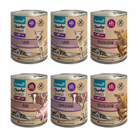 ZooRoyal Charlys Naturkost kombinované balení, 6 × 800 g