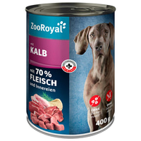 ZooRoyal krmivo pro psy v konzervě s telecím masem